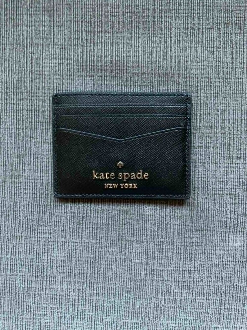 Staci Small Slim Card Holder Black NWT One Size